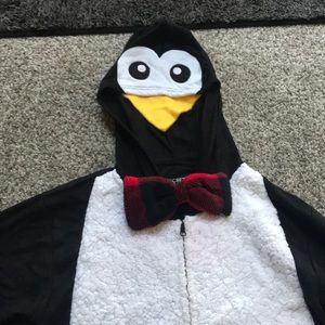 Penguin onesie costume